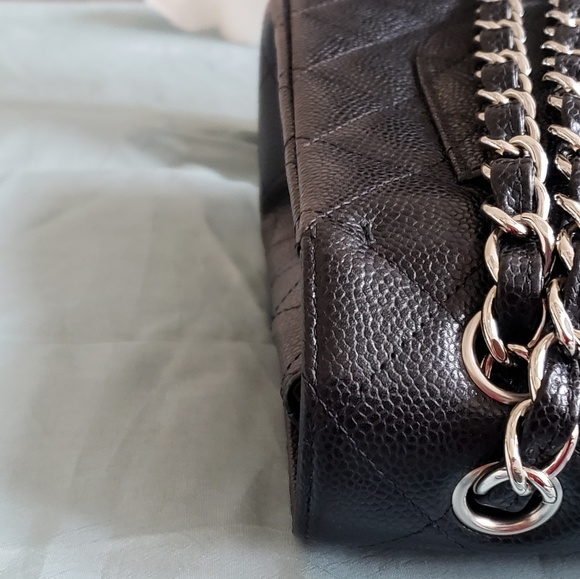 Chanel Jumbo XL Classic Cavalier Leather - Picture 8 of 8